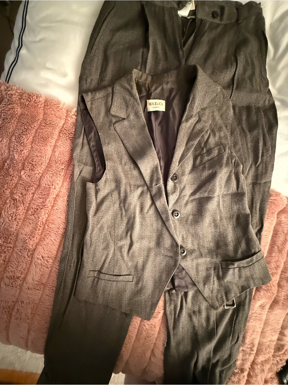 Max & Co Vintage VTG Vest & Trousers set